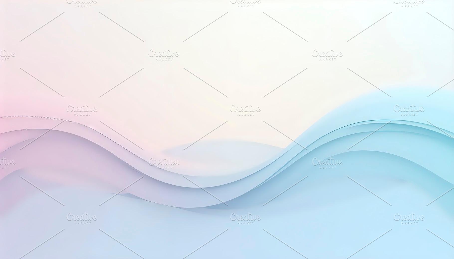 Minimal Gradient Wave Lines With Sof, a Photo by LOGOCREATIVE