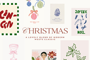 Modern Handmade Christmas Prints