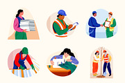 Labor Day Art, a Person Illustration by Prosymbols (Thumbnail 9 of 9)