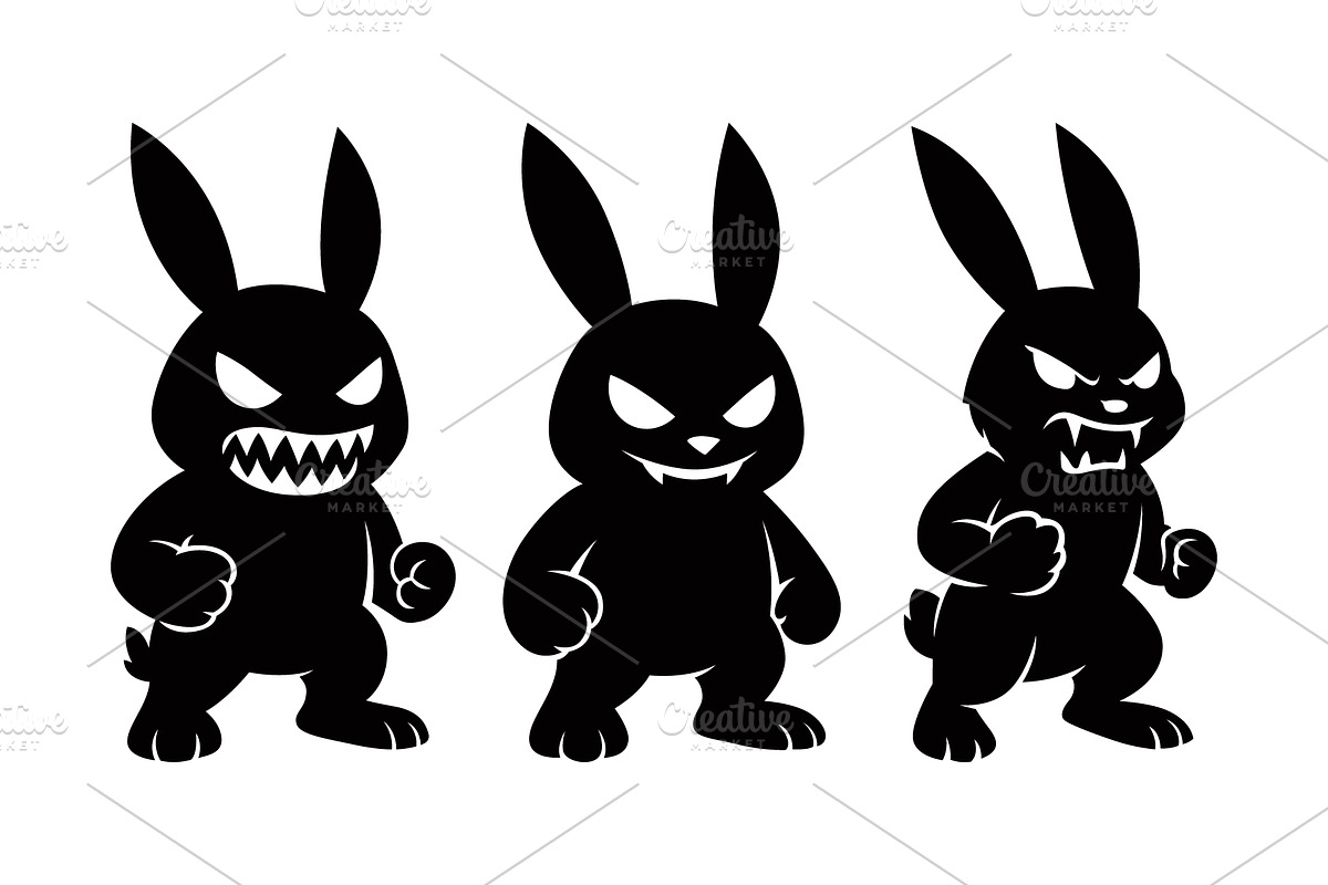 Rabbit Monster, an Animal Illustration by Pixes