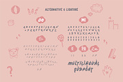 Mono and Friends, a Script Font by alit design (Thumbnail 8 of 20)
