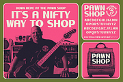 Pawn Shop Display Font, a Handwritten Font by Brethrendesignco (Thumbnail 2 of 4)