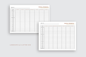 Weekly Schedule Planner