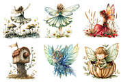 Woodland Fairy Clipart, an Illustration by Daily.Designs (Thumbnail 5 of 9)