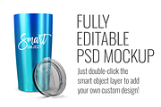 20oz Stainless Hogg Tumbler Mockup, a Product Mockup by SarahDesign (Thumbnail 4 of 7)