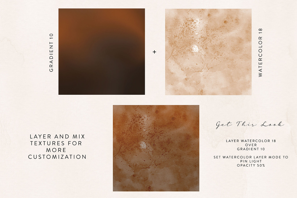 Neutral Watercolor Gradient Textures, a Texture Graphic by Fire Spark Studio (Photo 7 of 8)