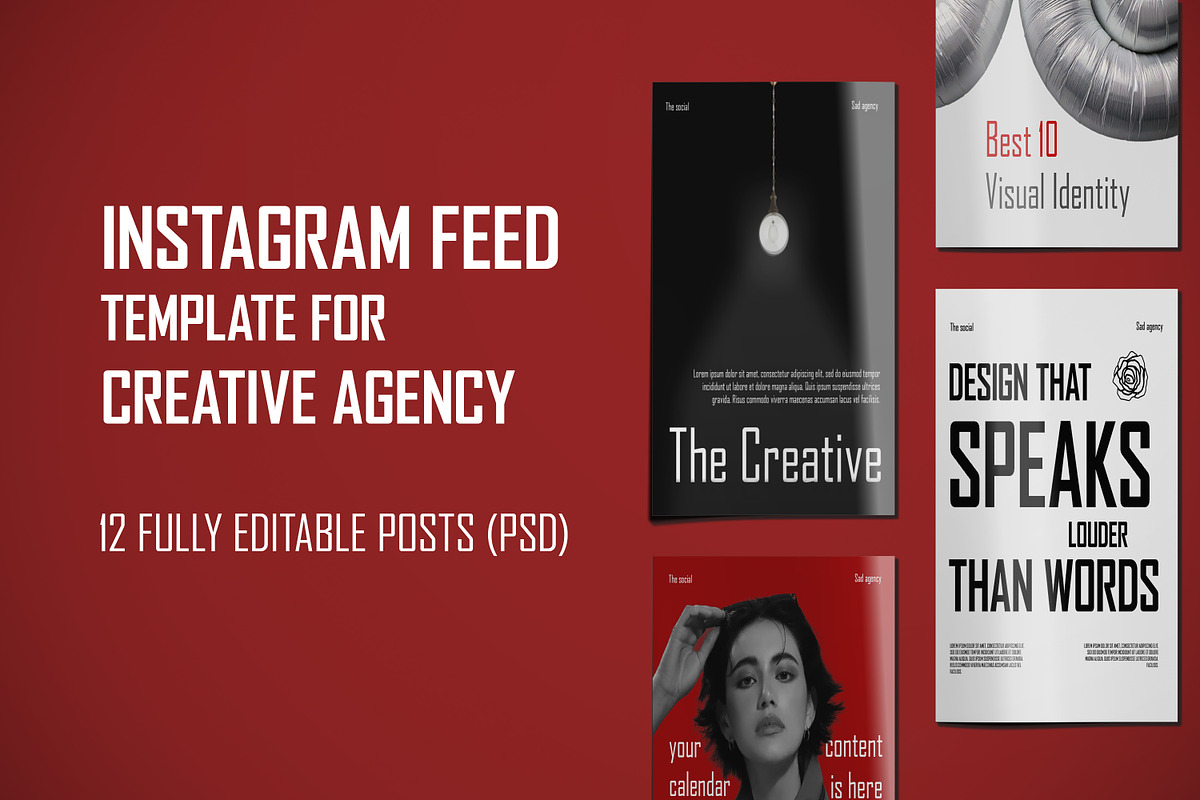 Clean IG Templates for Brands, a Social Media Template by saddamramalla (Photo 2 of 4)