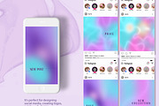 Abstract gradient backgrounds, a Texture Graphic by Tiana Geo (Thumbnail 8 of 18)