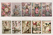 ASYLUM JUNK JOURNAL PAGES, a Person Illustration by Daring Digies (Thumbnail 4 of 9)