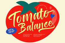 Tomato Balance Modern Handwritten