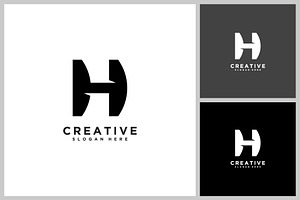 initial letter H  vector design, a Graphic by quadrazo