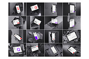 Q-Mockups: Apple Devices, an iPhone Mockup by ls.graphics (Thumbnail 2 of 9)