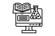 Chemistry Line Icon, an Outline Icon by Pexelpy (Thumbnail 2 of 2)