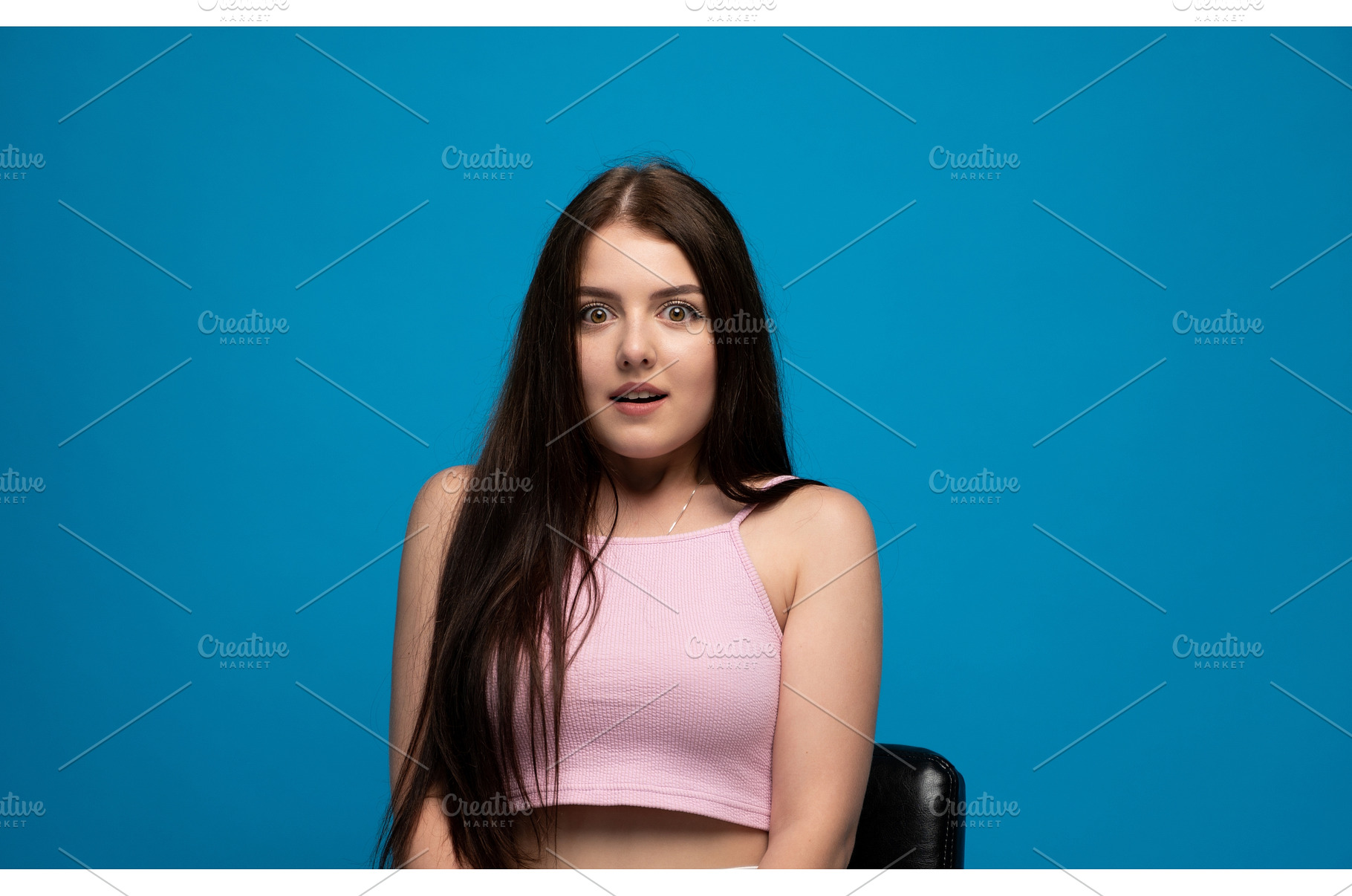 Young woman looking directly at the, a Person Photo by volodymyrshtun13795