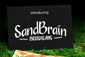 SandBrain - Font Family | 30% OFF