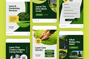 Lawn Care - Instagram Post, a Brochure Template by Izdihaar_Studio (Thumbnail 3 of 3)