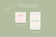 Self-Care Quotes CANVA IG Templates, a Social Media Template by Oksafox (Thumbnail 4 of 17)