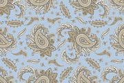 Paisley fabric seamless pattern, a Pattern Graphic by antalogiya (Thumbnail 4 of 4)