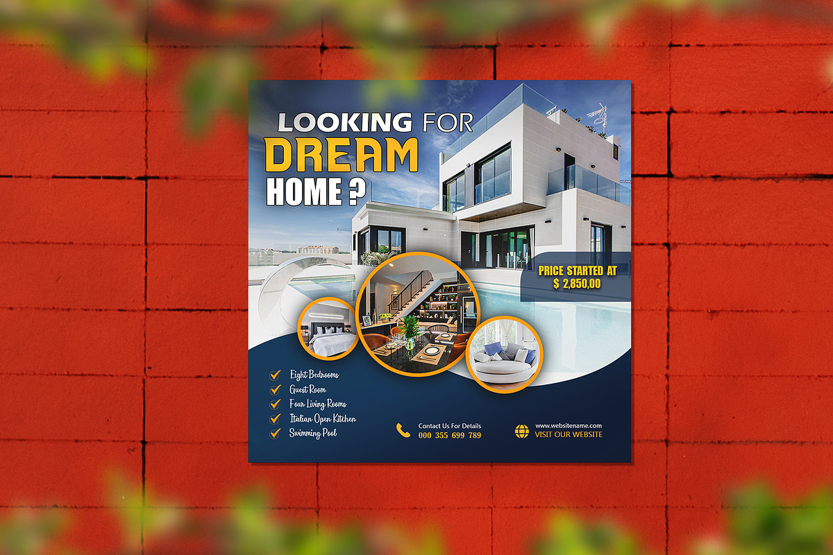 Realtor Advertisement Poster, a Poster Template by FakhiiDesigns (Photo 2 of 3)