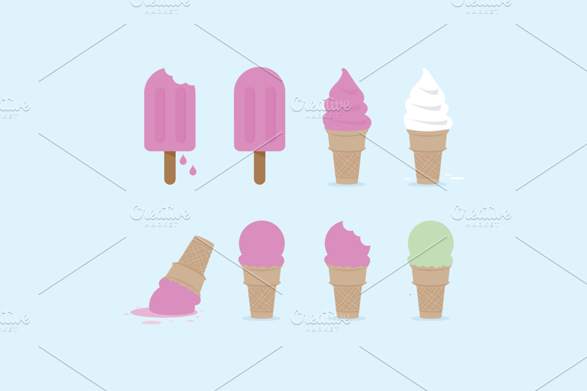 Ice Cream Truck & Shop, an Illustration by CSA Creative Studio (Photo 3 of 3)