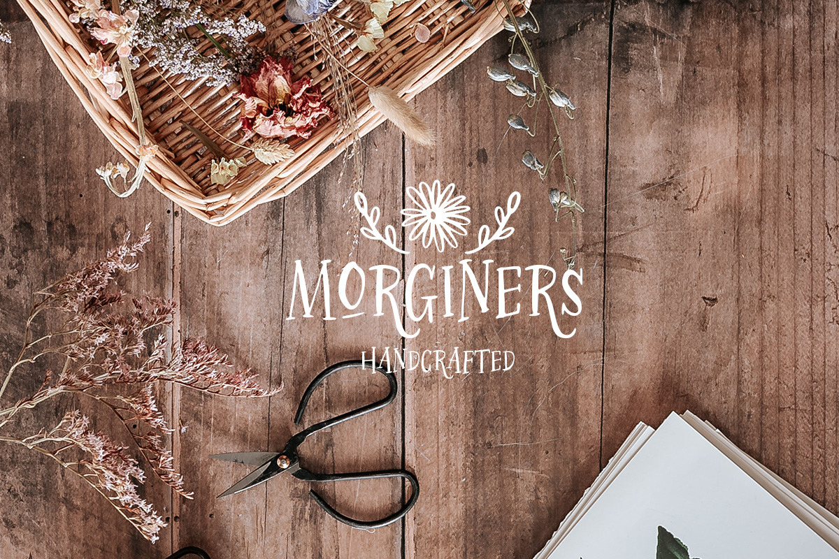 Pretty Garden Font Trio with Doodle, a Font by Letterhend Studio (Photo 12 of 12)