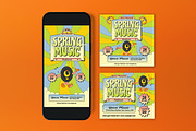 Green Spring Music Fest Flyer Set, a Flyer Template by graphicook (Thumbnail 3 of 3)