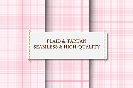 Pink Tartan Plaid Seamless Pattern, a Pattern Graphic by wind mill