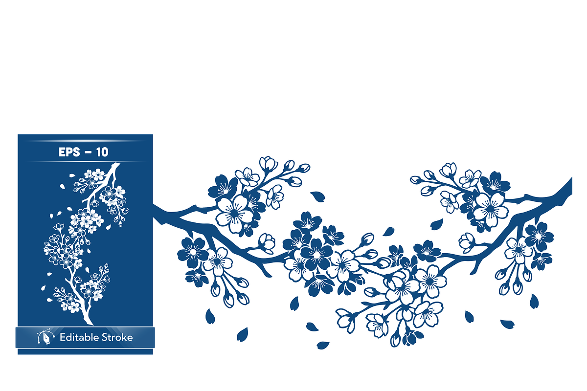 Elegant Blossom Vector Design, a Work Illustration by CarWrap design (Photo 1 of 3)