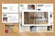 Dejuan Powerpoint Template, a Presentation Template by GridlineType (Thumbnail 1 of 11)