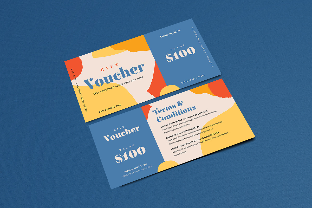 Organic Fashion Gift Voucher, a Card Template by Guuver (Photo 3 of 3)