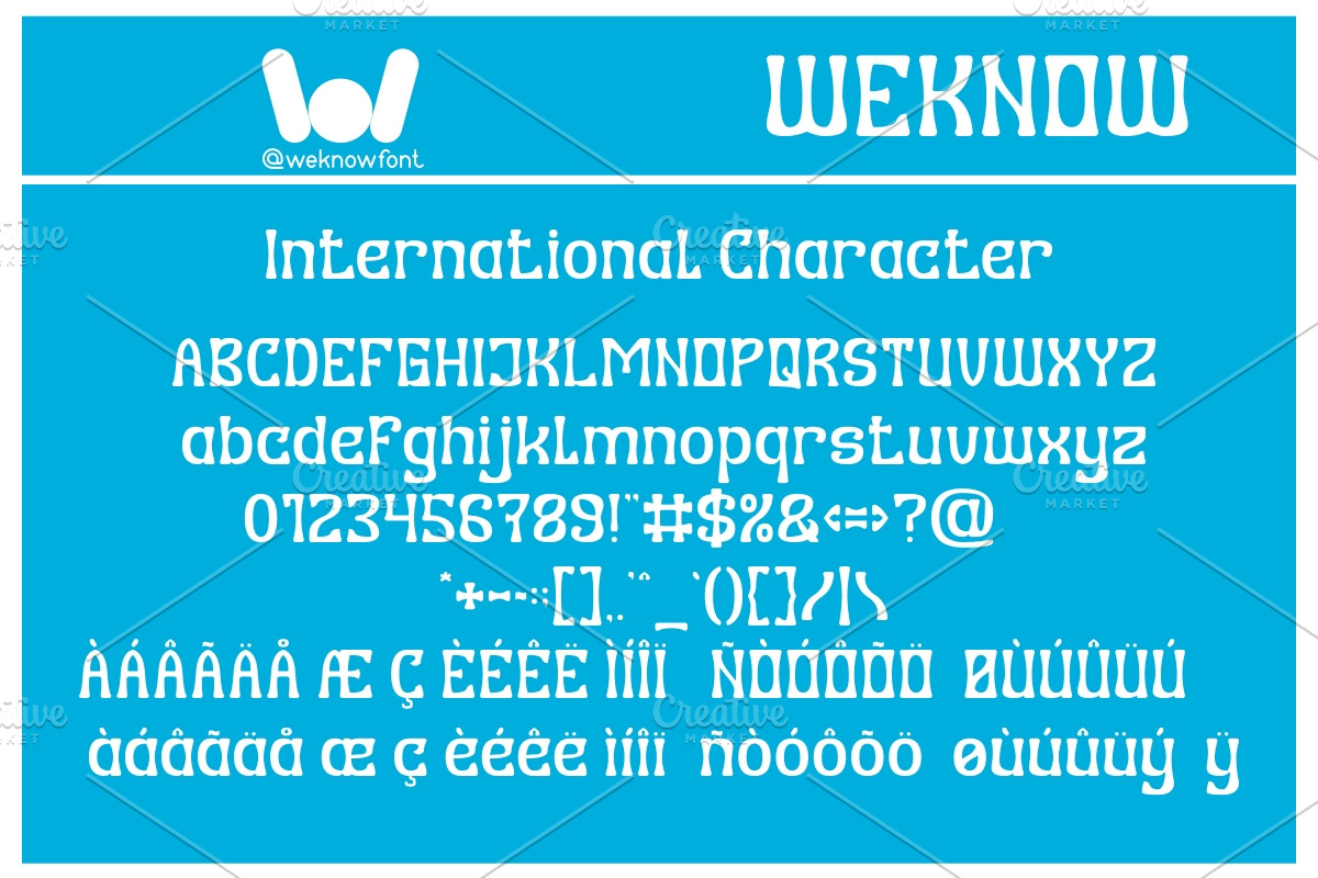 Best of Luck font, a Font by weknow (Photo 7 of 8)