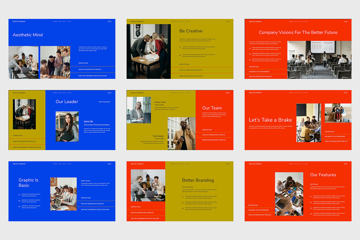 Bohsa : Creative Business Powerpoint, a Presentation Template by Punkl Camp (Photo 8 of 9)
