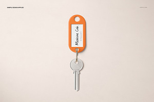 Key Tag Mockup Set