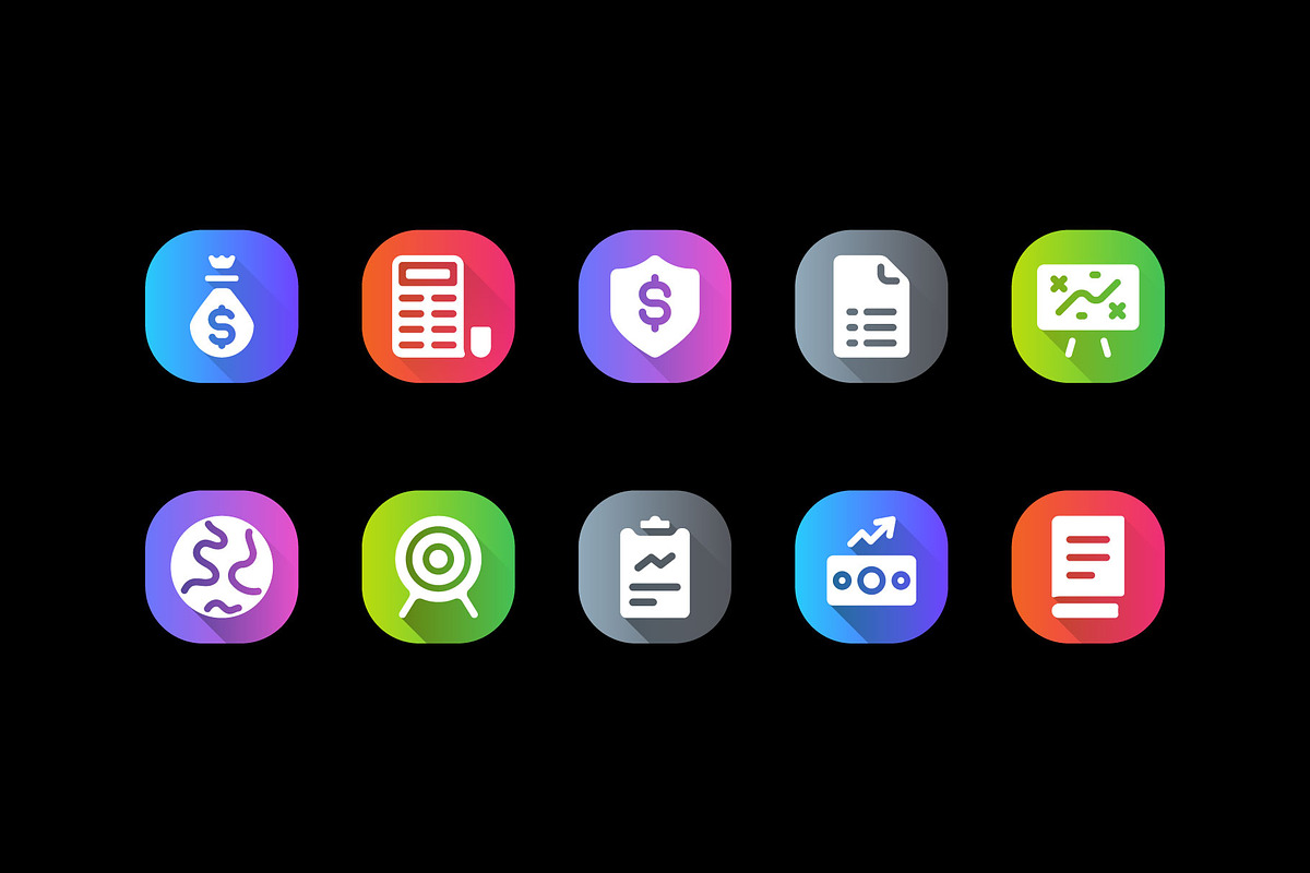 Business & Finance, an Outline Icon by vectorstank (Photo 6 of 8)