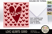 Love Hearts Card SVG Cutting File, an Invitation Template by Clikchic Designs (Thumbnail 3 of 5)