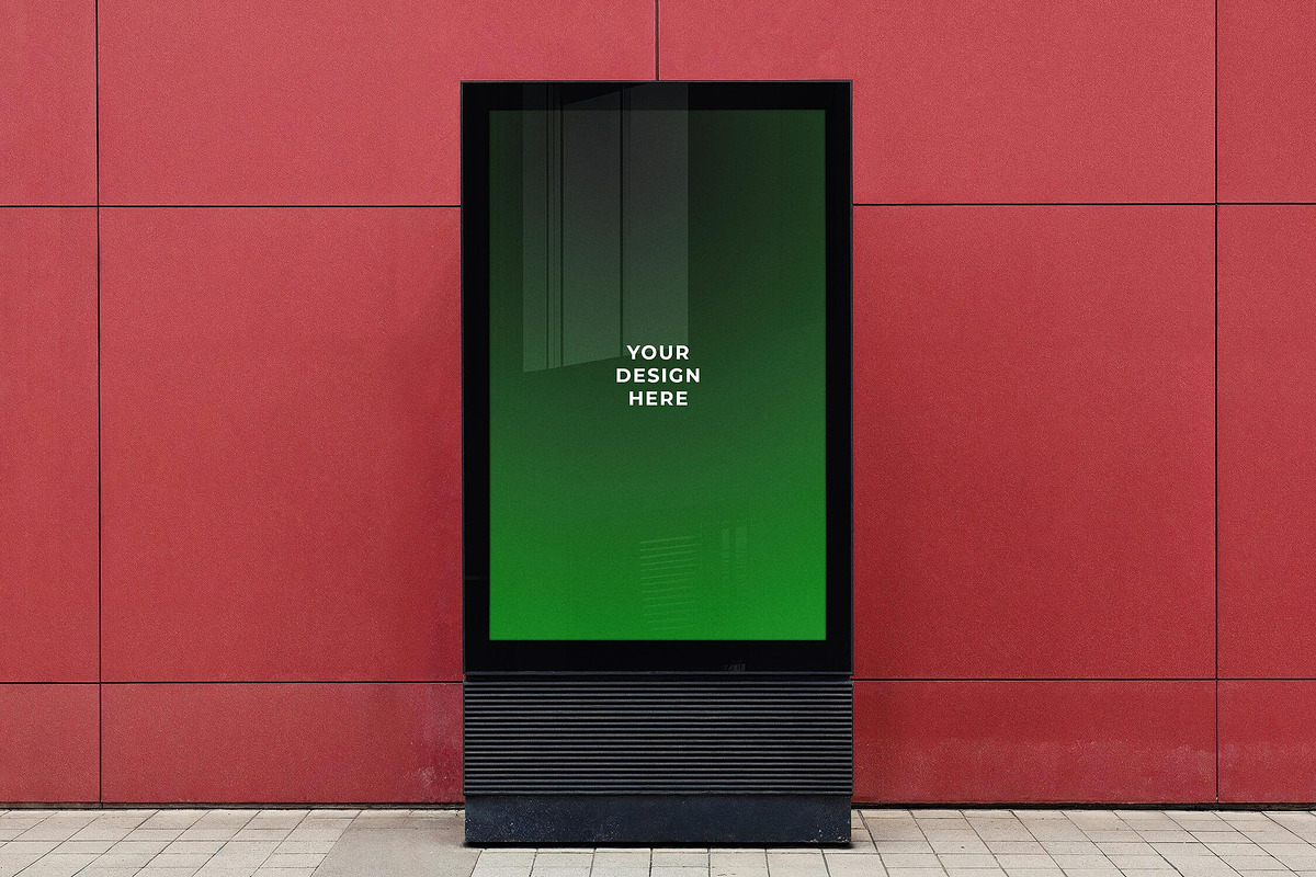 Screen Banner Mockup, an Advertising Mockup by Design Squad