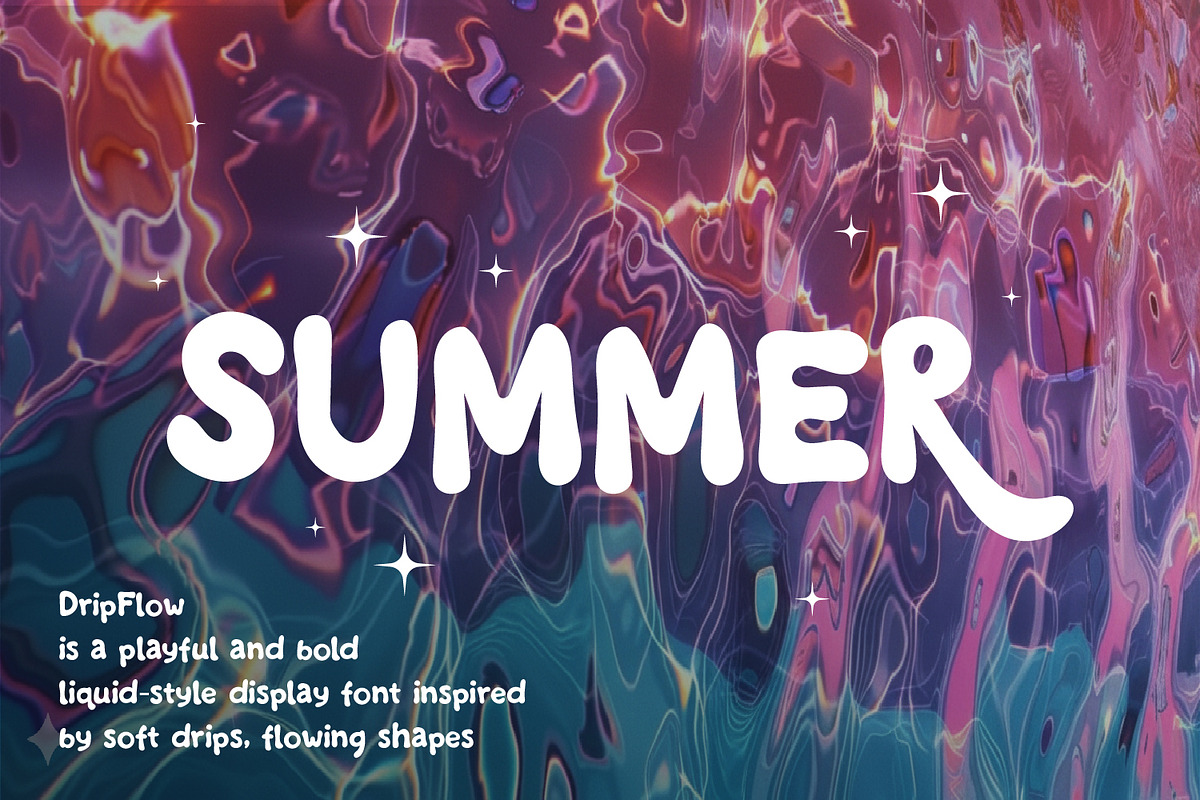DripFlow, a Handwritten Font by Rashdrawn (Photo 4 of 5)