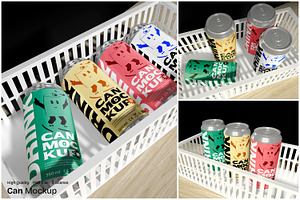 Can Mockup, a Packaging Mockup by Unerispace