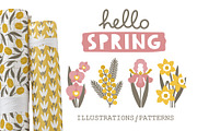 SPRING  illustrations & patterns, an Object Graphic by Nastya Tkachova (Thumbnail 1 of 8)