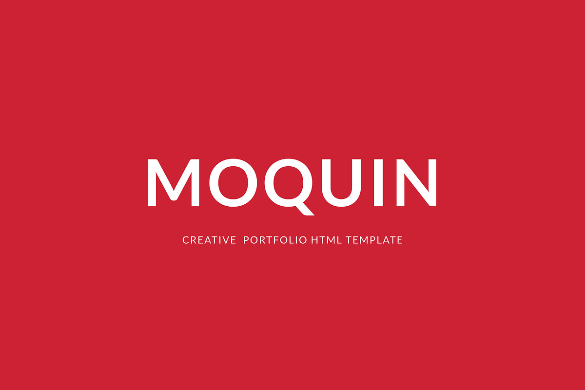 Moquin Creative Portfolio HTML Templ