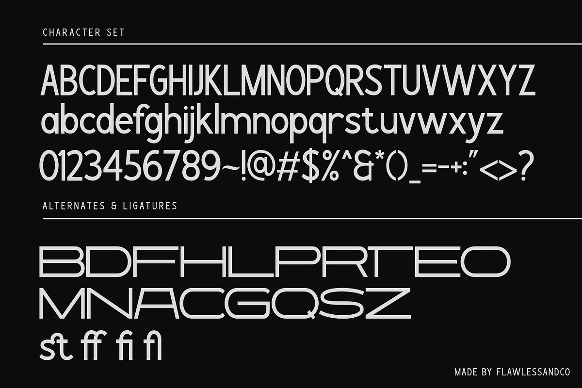 Montery - Family Sans Serif, a Sans Serif Font by Flawless And Co (Photo 10 of 11)
