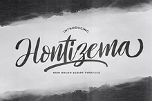 Hontizema - Handwritten Font