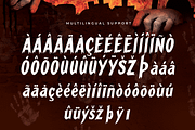 Hellvore – Modern Horror Font, a Blackletter Font by overlaytemplates (Thumbnail 5 of 5)