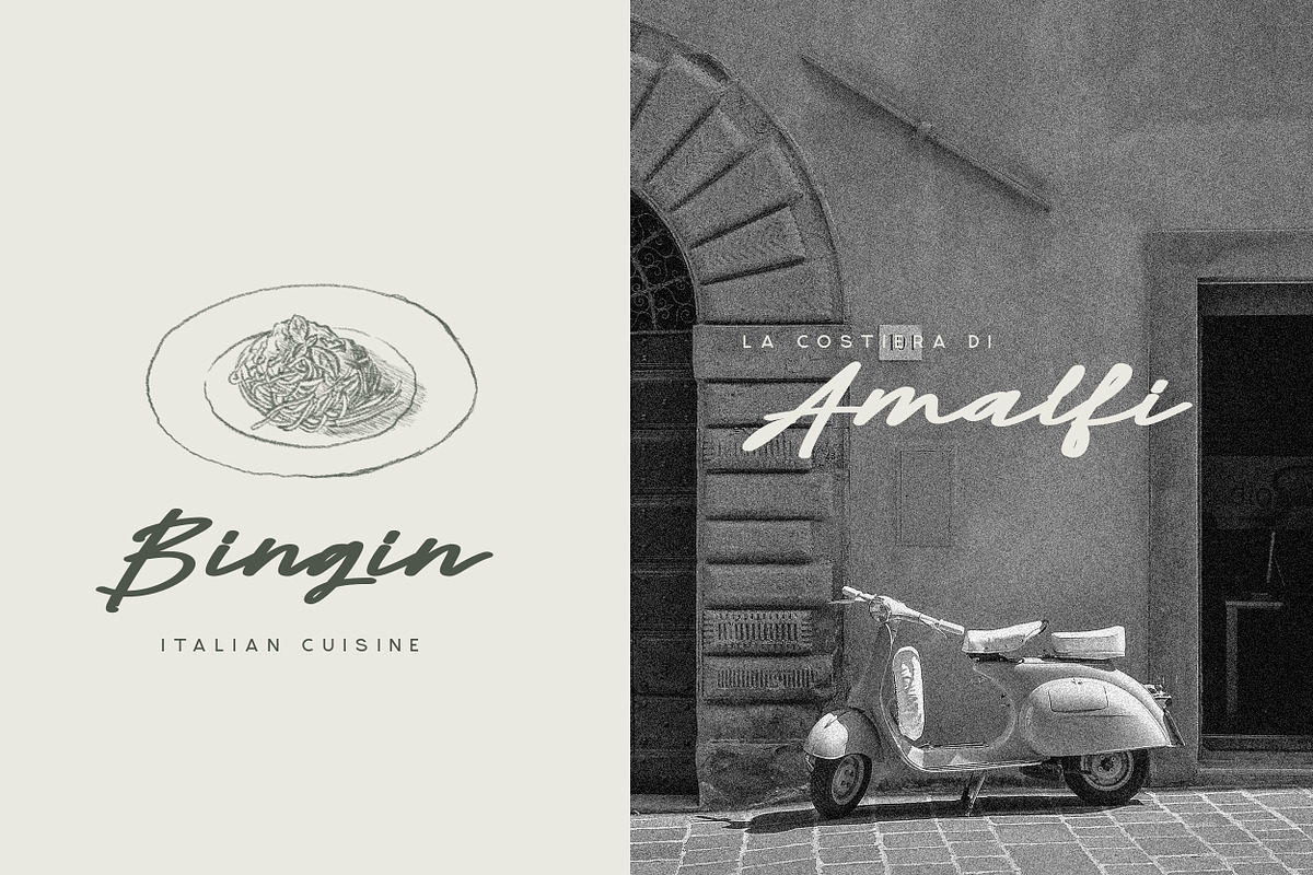 Pamlla Aesthetic Script Font, a Font by Hishand Studio (Photo 3 of 8)