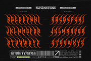 Sad Rock Typeface, a Blackletter Font by alit design (Thumbnail 18 of 20)