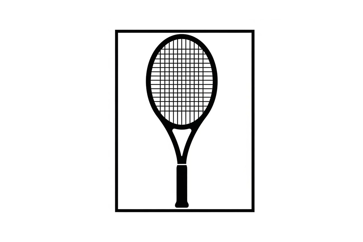 Tennis Racket Icon Silhouette Bundle, an Illustration by Designs_River (Photo 29 of 51)