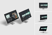 Monitor Screen Mockup, a Wearable Device Mockup by Onezero (Thumbnail 1 of 5)
