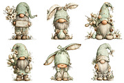 Whimsical Easter Gnome Clipart, an Illustration by designcity5 (Thumbnail 4 of 5)
