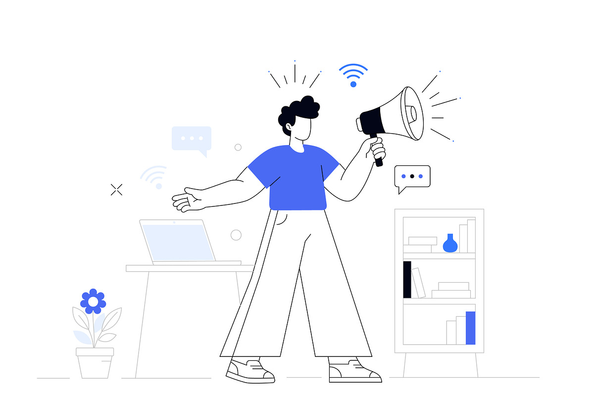 Minimalist Corporate Illustrations, an Illustration by SaurabhSharma (Photo 11 of 11)