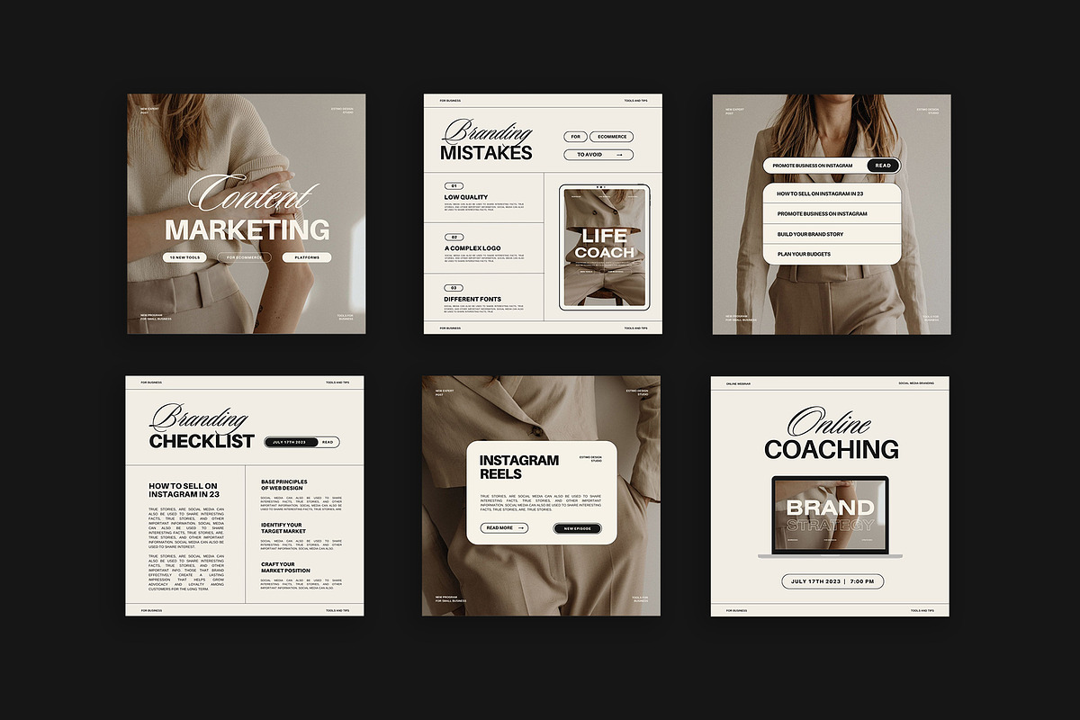 Big Coach Bundle Canva VI, a Marketing Template by Instprofi | Studio Estimo (Photo 13 of 33)